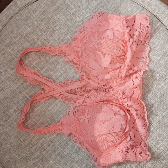 Pink Lace Aerie Bralette - Picture 1 of 4